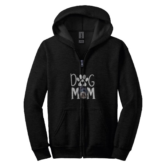 Dogs 365 Tibetan Terrier Dog Mom Gift For Women Zip Hoodies