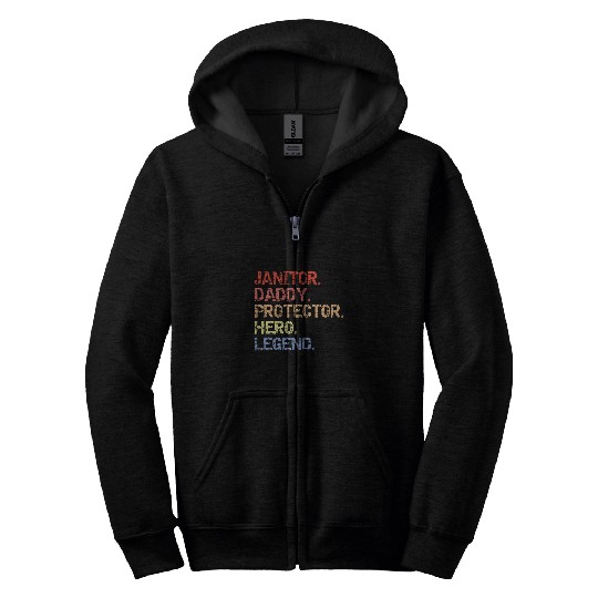 Funny Janitor 2Nothing Surprises Me Anymore Zip Hoodies
