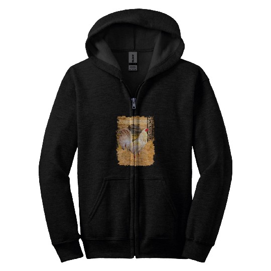 Chicken Lover vintages Rooster Gallero Gamefowl Cock Fight Zip Hoodies