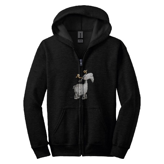 Goats Lover Grumpy Goats I Goats Statement Fun Farm Animal Zip Hoodies