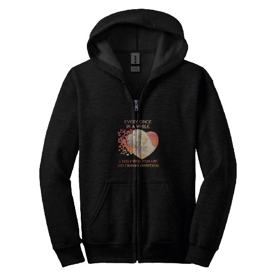 Every Once In A While A Tibetan Terrier Enters You Life 1 Zip Hoodies