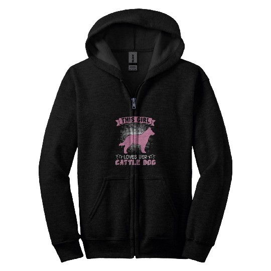 Cattle Dog For Heeler Owner Zip Hoodies