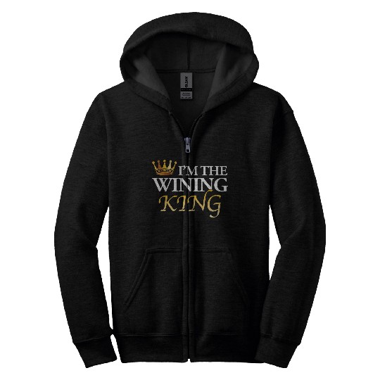 Im The Wining King 2Caribbean Soca Music Party Couples Zip Hoodies