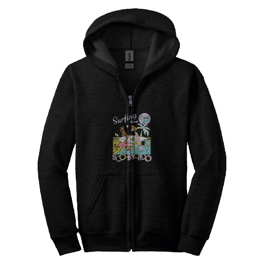 Surf Life ScoobyDoo and Shaggy Surfing Time Zip Hoodies