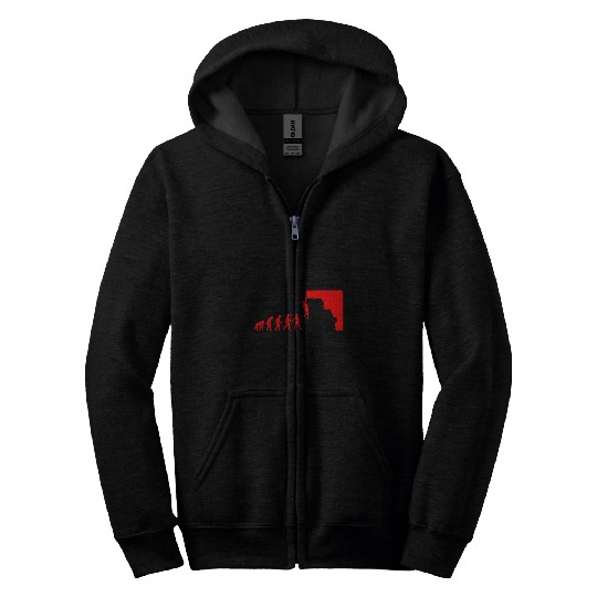 bests Rock Climbing Art For Men Women Bouldering Rock Climber 2 Zip Hoodies