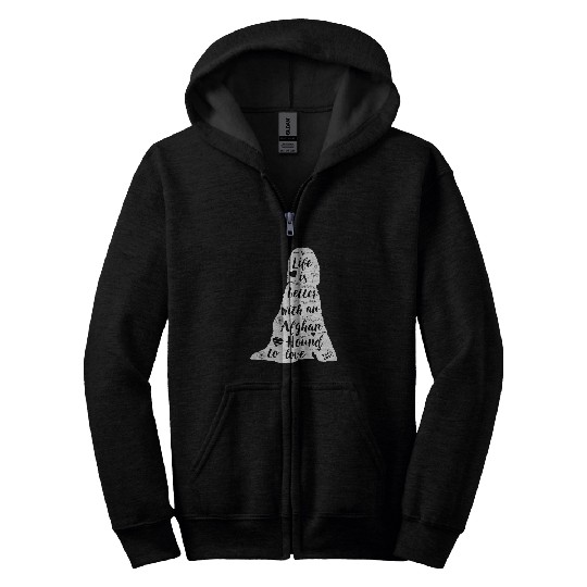 Afghan Hound Design for Afghan Hound Dog Lovers 1 Zip Hoodies
