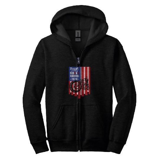 Bikers For Biden Harris 3Motorcycle Joe Biden Zip Hoodies