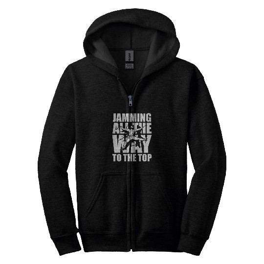 Funny Climber Climb Mountain Mountaineer Rock Climbing Zip Hoodies