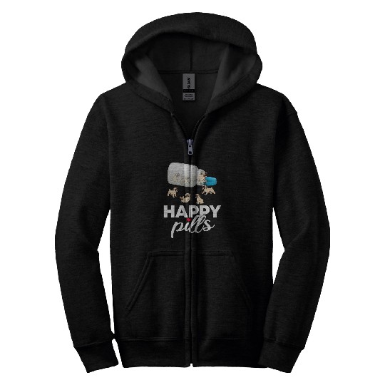 Shih Tzu Pills Dog Lover Shih Tzu Zip Hoodies