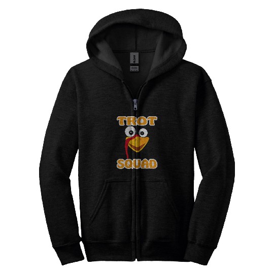 Thanksgiving Running Outfit Turkey Trot Zip Hoodies