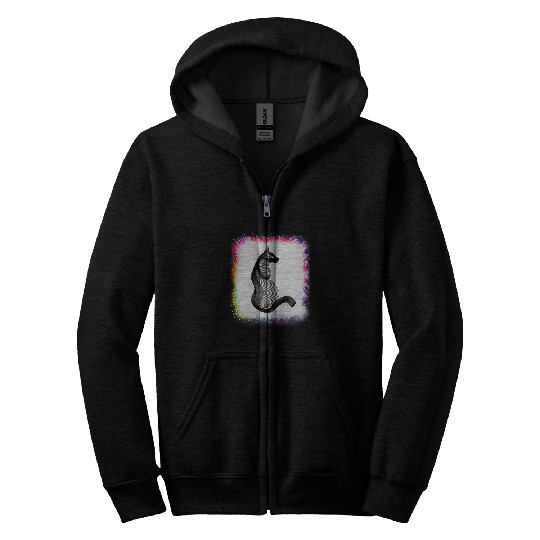 Cat Daddy Mommy Boy Girl Funny Tie Dye Bleached 21 Zip Hoodies