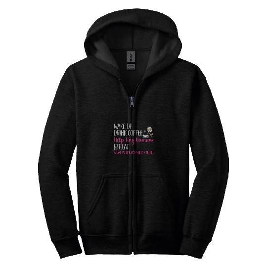 Coffee Breastfeeding Lactation Consultant Zip Hoodies