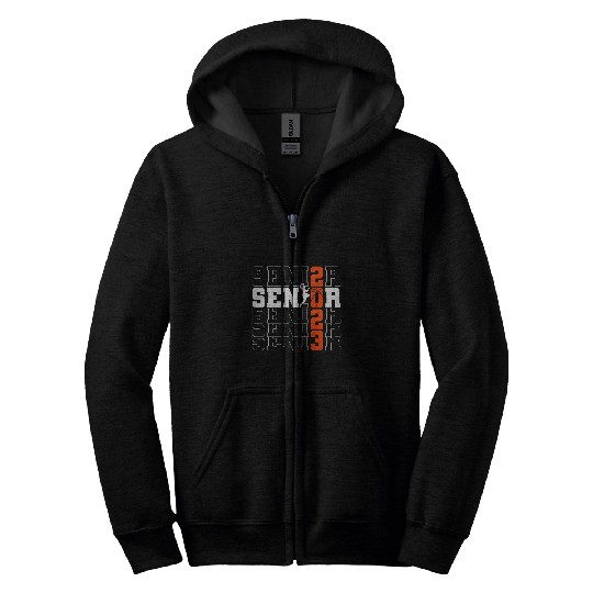 Graduate Senior Class of Basketball Player Graduation Zip Hoodies