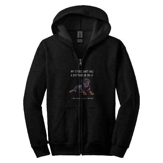 Dog Rottweiler Fun Rottweiler On It Dog Lovers Adopt Dont Shop Zip Hoodies