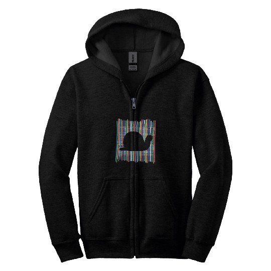Snail Pastel Rainbow Striped   vintages Retro Aesthetic Zip Hoodies