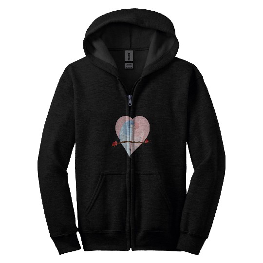 PARROT Couples Gift Wedding Anniversary Valentines Him Her Zip Hoodies