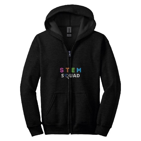 STEM Squad Science Technology Engineering Math Steminist Zip Hoodies