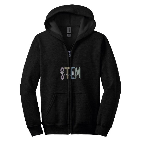 STEM Teacher Science Technology Engineering Math Zip Hoodies