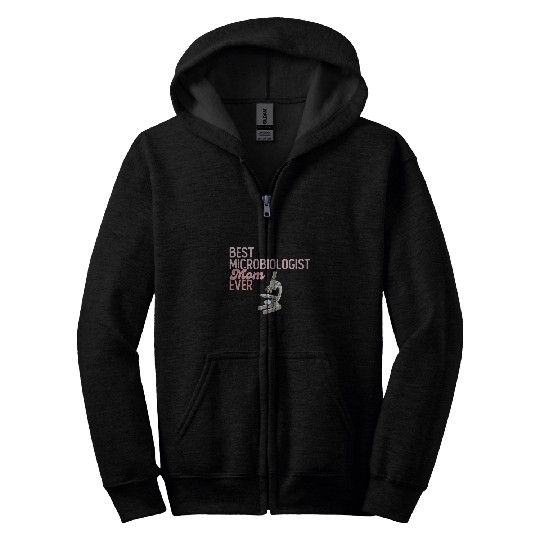 Microbiology Biology Mom Laboratory Science Microbiologist Zip Hoodies