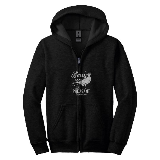 Pheasant Hunting Bird Hunter Season 21 Zip Hoodies