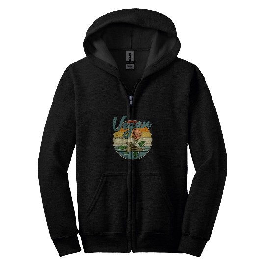 Lacrosse Gift Okra Vegetable Marshmallow Vegan Vegetarian Vegetable 28 Zip Hoodies