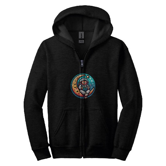 Good Book Is Out Of This World Astronaut Moon Space Bookworm 11 Zip Hoodies