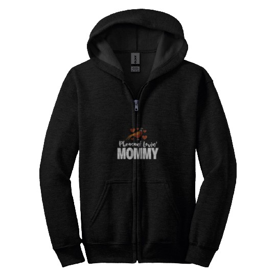 Pheasant Hunting Mommy Pheasant Loving Mommy Zip Hoodies