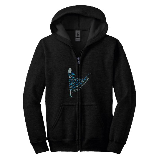 Womens Choose To Keep Going suicides Prevention Awareness Butterfly Zip Hoodies