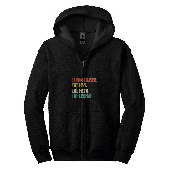 Storm Hunter Tornados Storm Chasing vintages Meteorology 21 Zip Hoodies