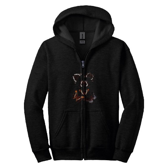 vintages butterfly Illustration Butterflies Botanical Species 225 Zip Hoodies