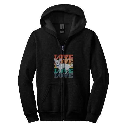 Funny Chihuahua Owner Cute Retro 2 Zip Hoodies