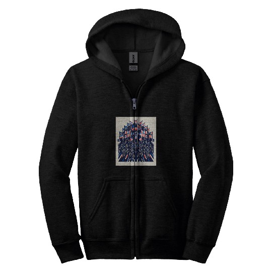 Discover Patriotic Motorcycle Rally Zip Hoodies
