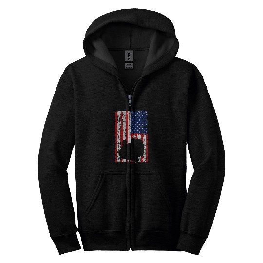 Wild Turkey Hunt Design for American Hunters Zip Hoodies
