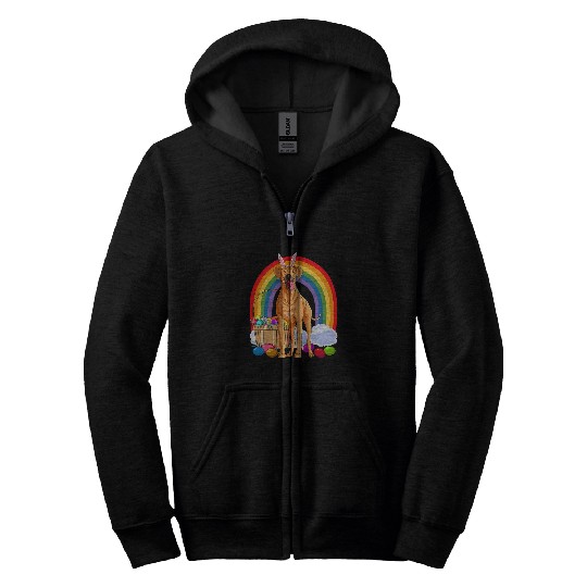 Rhodesian Ridgeback Easter Eggs Bunny Dog Zip Hoodies