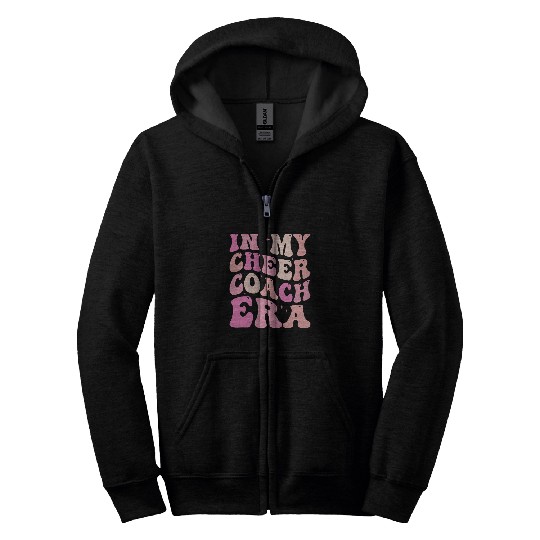 Retro In My Cheer Coachs Era Zip Hoodies