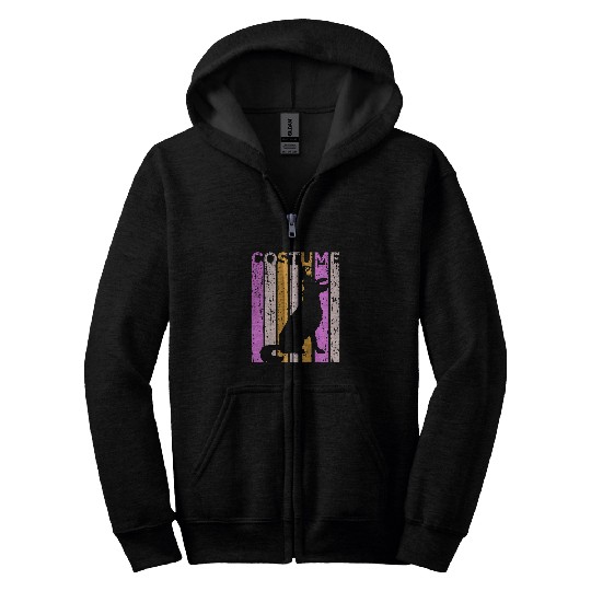Funny Collie Halloween In Witch Hat Cute Border Collie Cute Zip Hoodies