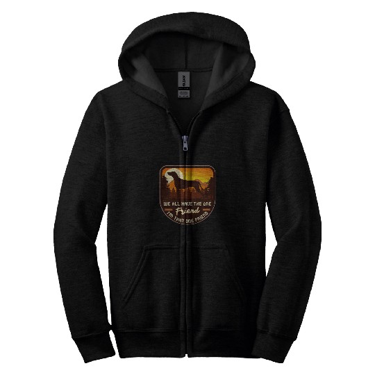 Rhodesian Ridgeback Dog Breed 75 Zip Hoodies