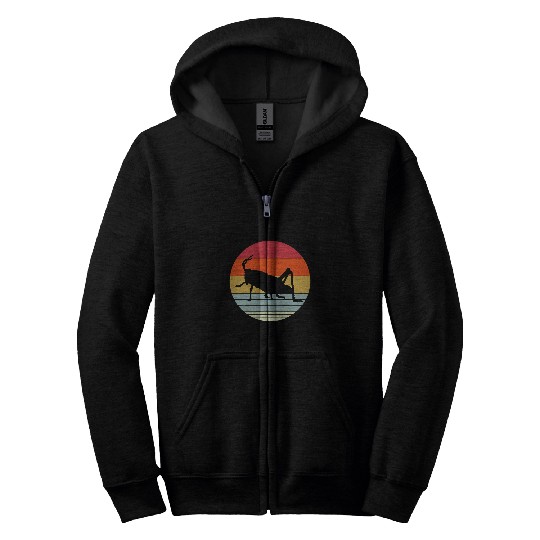 Retro Grasshoper Apparel Bug Lover Zip Hoodies