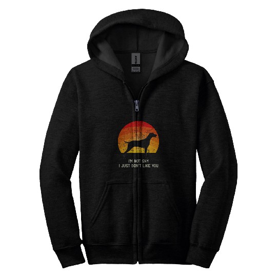 Weimaraner Dog Breed 19 Zip Hoodies
