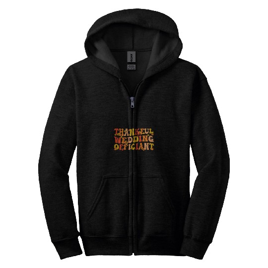 Thankful Wedding Officiant Thanksgiving Wedding Minister Zip Hoodies