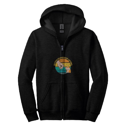 Krypto Investment Consultant Hamster I Cryptocurrency Prediction Zip Hoodies