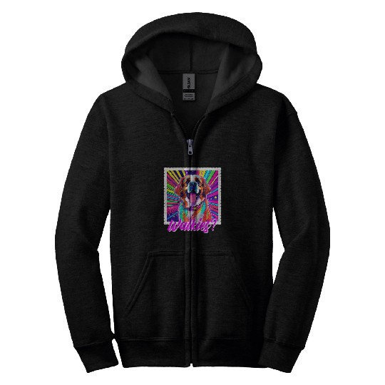 Saint Bernard Dog Lover Iconic Rainbow Simply Sweet Southern Zip Hoodies