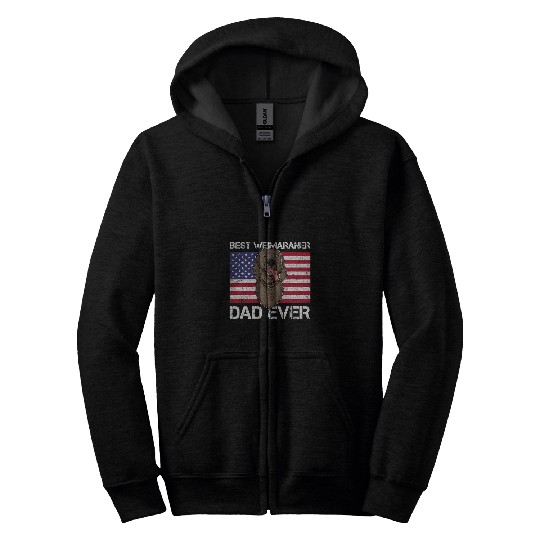 Weimaraner Dog Breeders Dog Owner Saying 7 Zip Hoodies