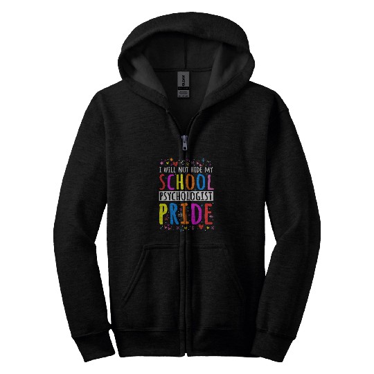 School Psychologist Guidance Counselor Consultant Psychology Zip Hoodies