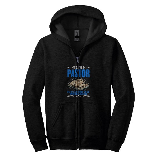 The Last Sermon Christian Preacher Bible Sermon Pastor Zip Hoodies