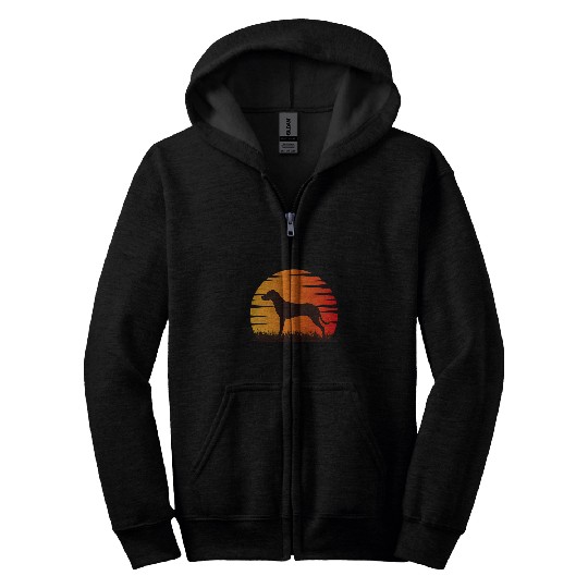 Rhodesian Ridgeback Dog Breed Zip Hoodies