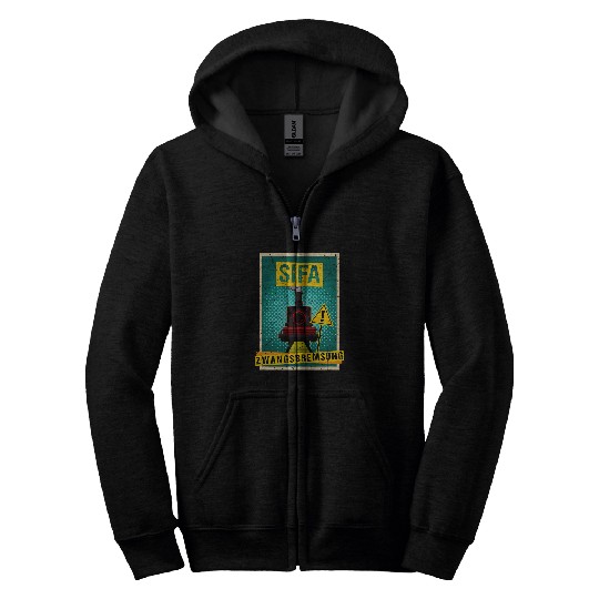 Model building railway train driver hobby work SIFA Zip Hoodies