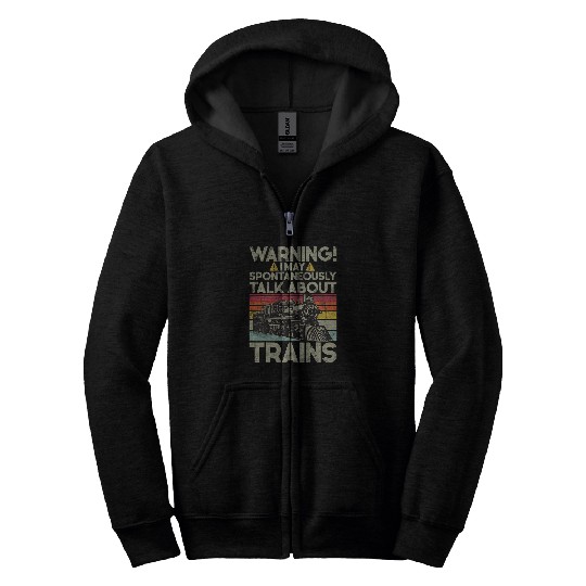 Train Lover Model Railroad Conductor Railroad Railway Train 24 Zip Hoodies