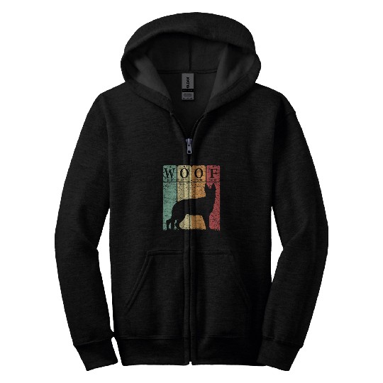 Discover German Shepherd Dog Periodic Table Elements Dog Woof Zip Hoodies