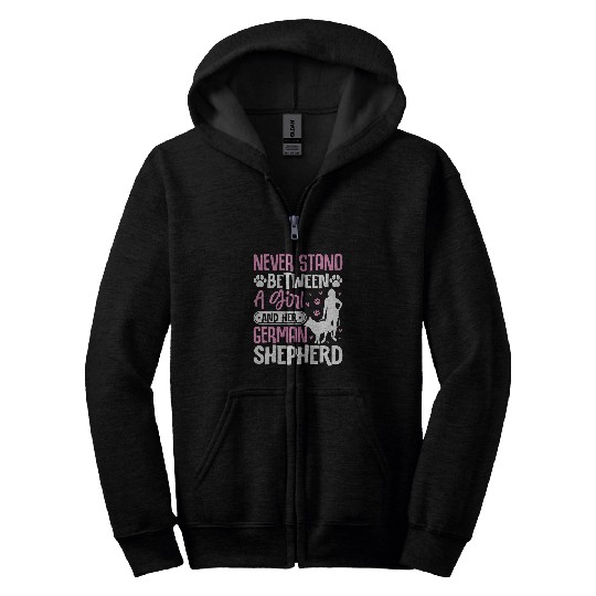 German Shepherd Funny Dog Owner 1 Zip Hoodies